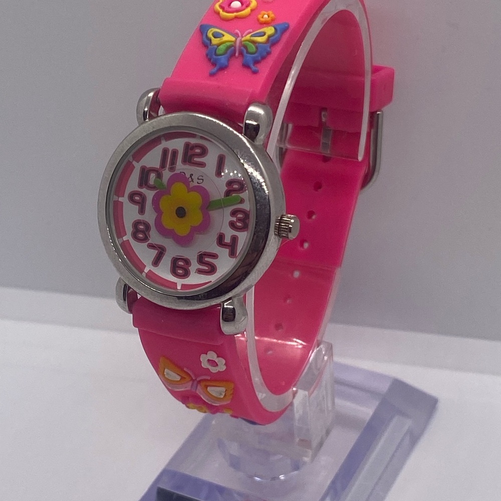 Colorful Flower Dial Kids Watch